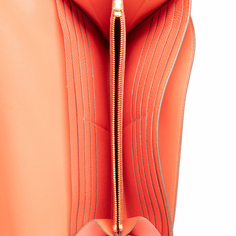 Pre-Owned Hermes Constance Long Wallet