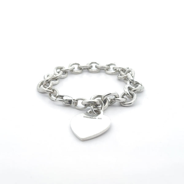 Pre-Owned Tiffany & Co. Heart Tag Charm Bracelet