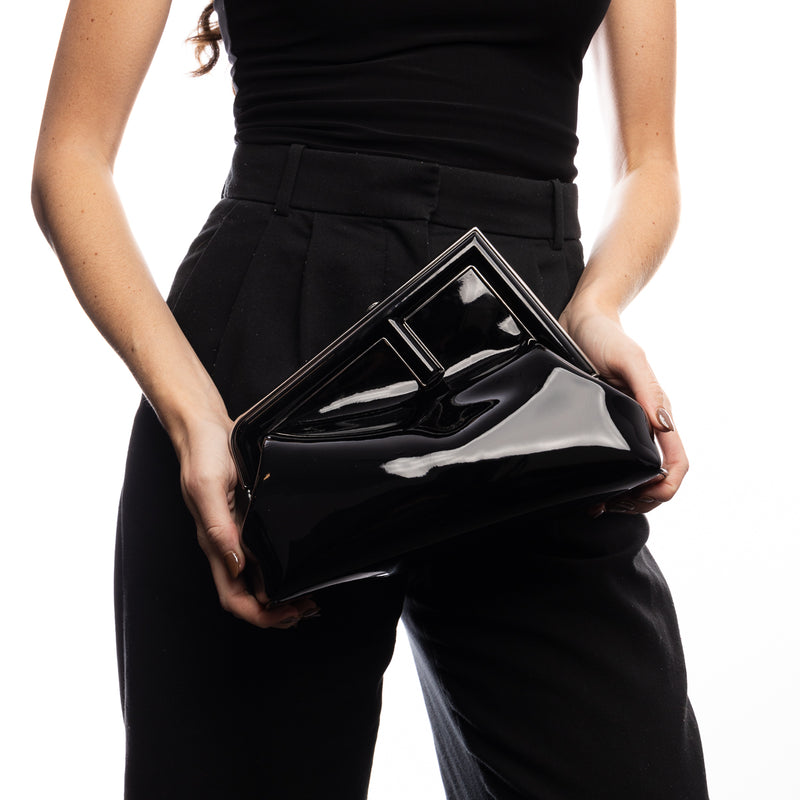 Pre-Owned Fendi First Midi Patent Bag