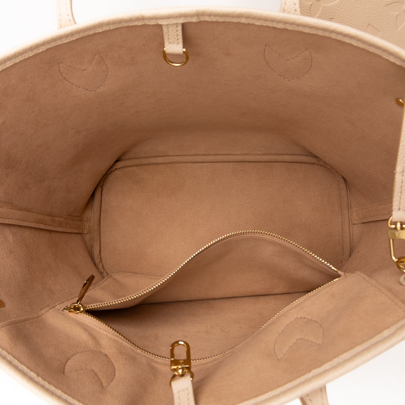 Pre-Owned Louis Vuitton Monogram Empreinte Neverfull MM