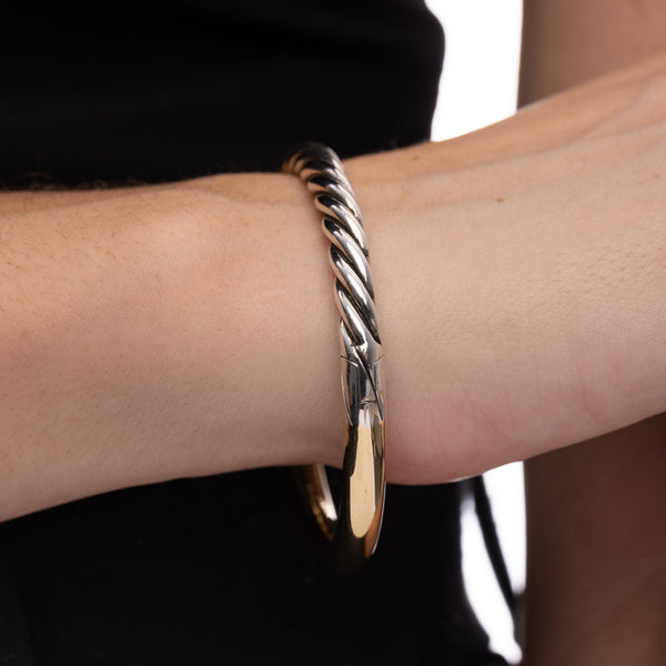 Pre-Owned David Yurman Cable Hinged Bangle