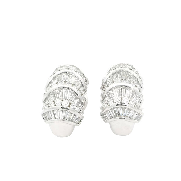 Pre-Owned Charles Krypell Diamond Earrings