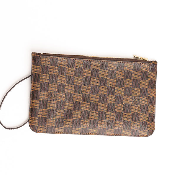 Pre-Owned Louis Vuitton Damier Ebene Pouch