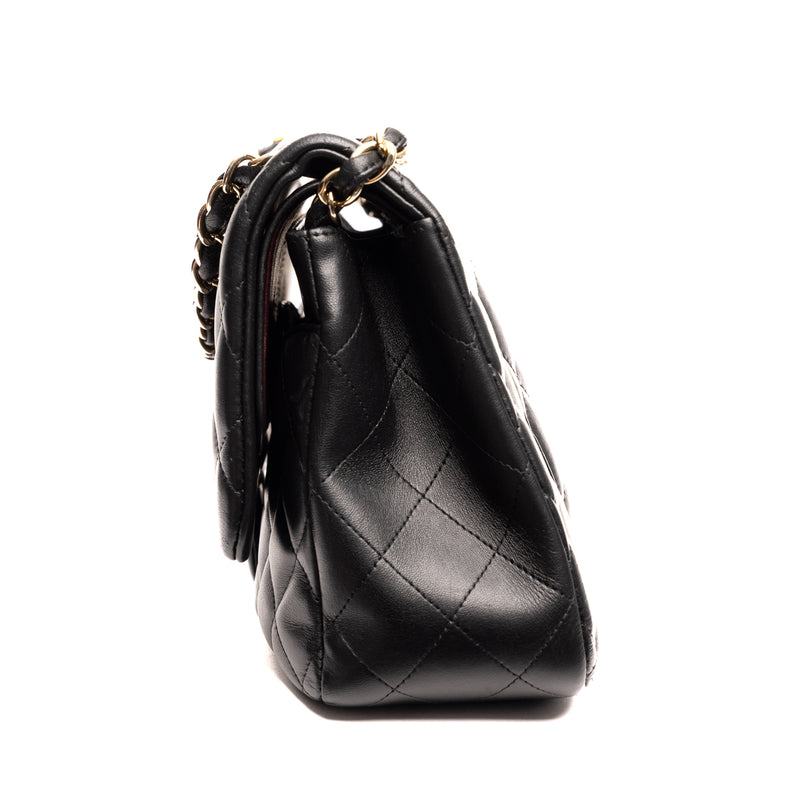 Pre-Owned Chanel Lambskin Jumbo Classic DLB Flap