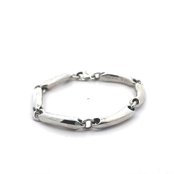 Pre-Owned Robert Lee Morris Heavy Curved Link Bracelet