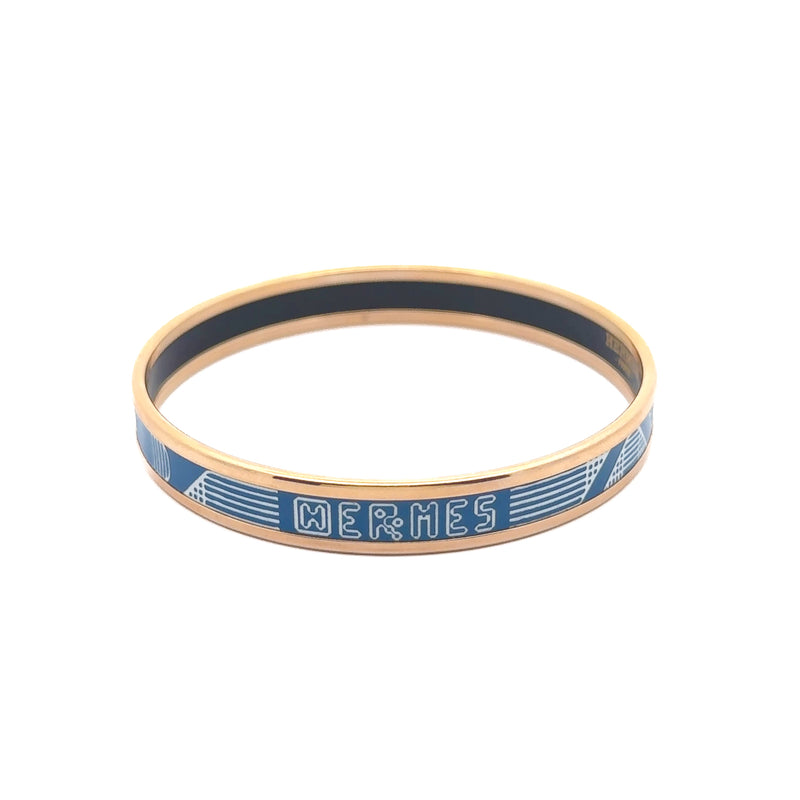 Pre-Owned Hermes Cloisonne Geometric Bangle