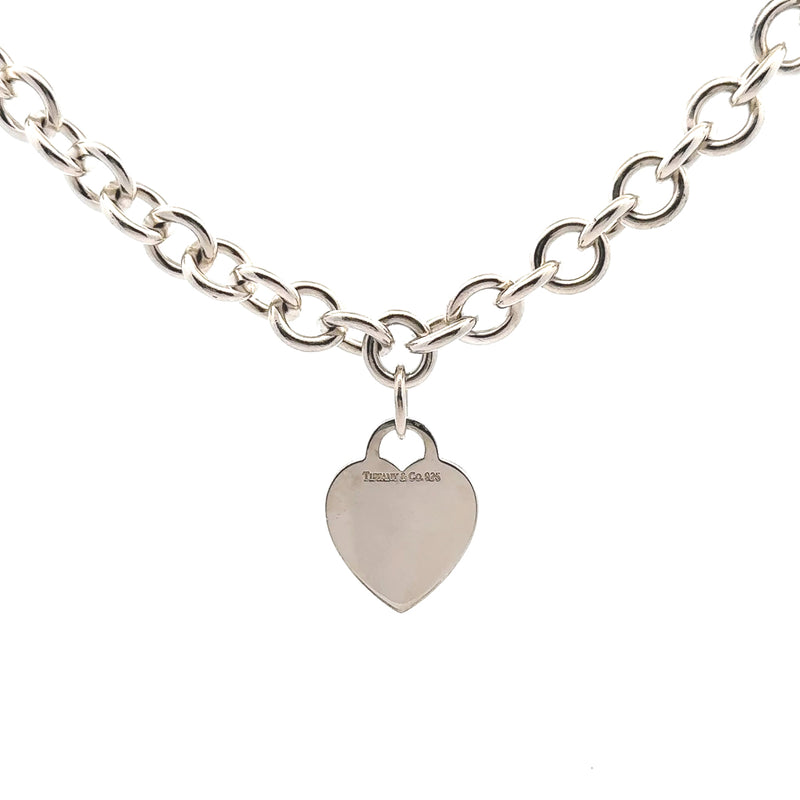 Pre-Owned Tiffany & Co. Heart Charm Necklace
