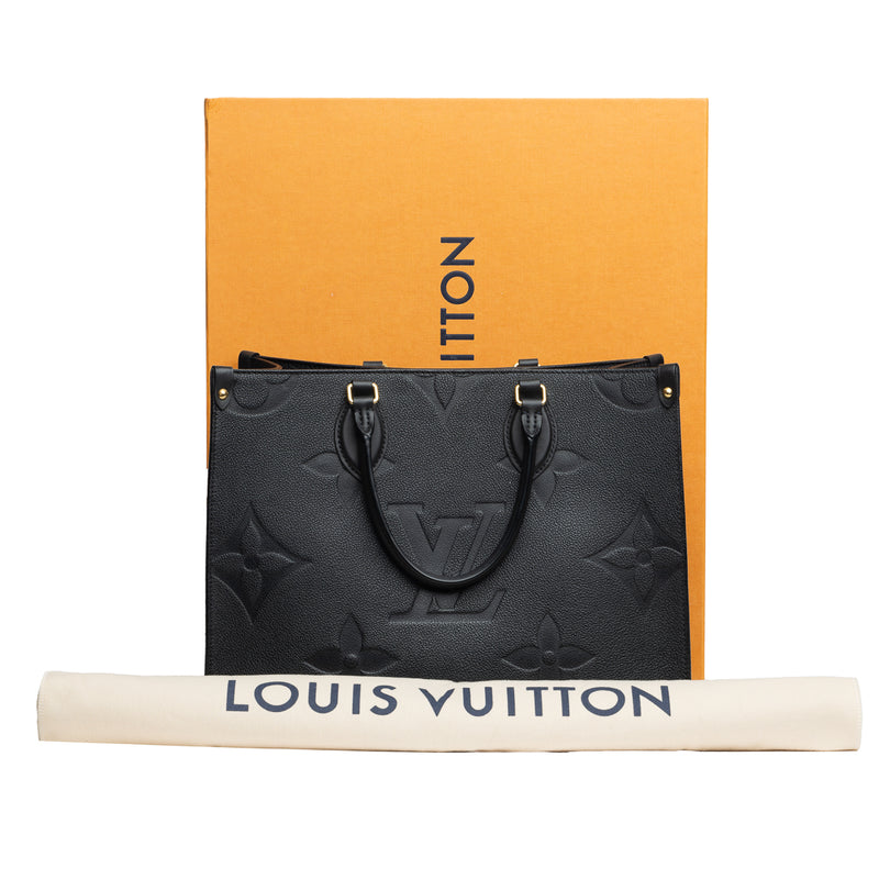 Pre-Owned Louis Vuitton Monogram Empreinte OnTheGo MM