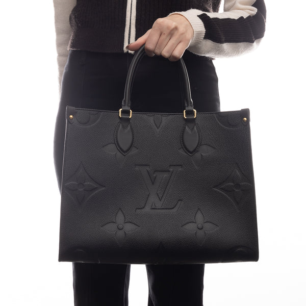 Pre-Owned Louis Vuitton Monogram Empreinte OnTheGo MM