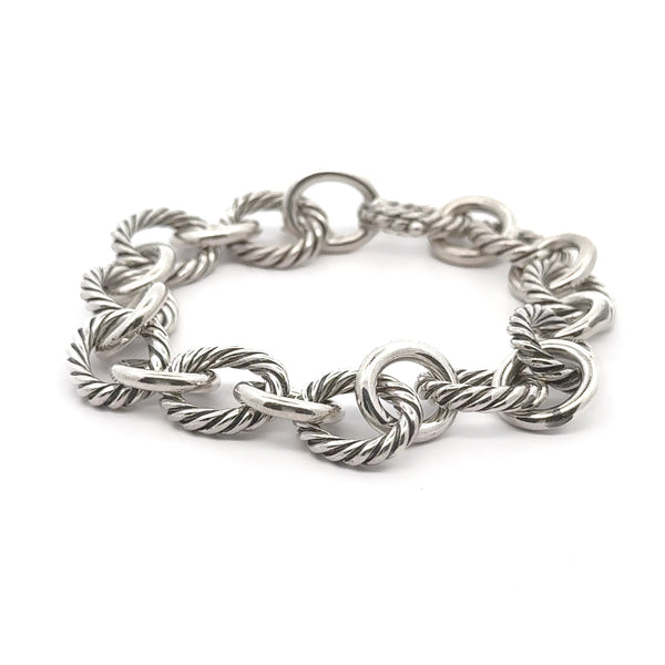 Pre-Owned David Yurman Oval Link Chain Bracelet