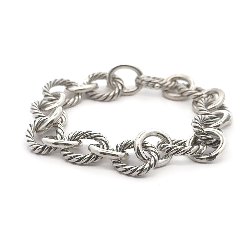 Pre-Owned David Yurman Oval Link Chain Bracelet