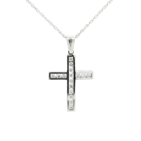 Michael Werdiger Diamond Cross Pendant
