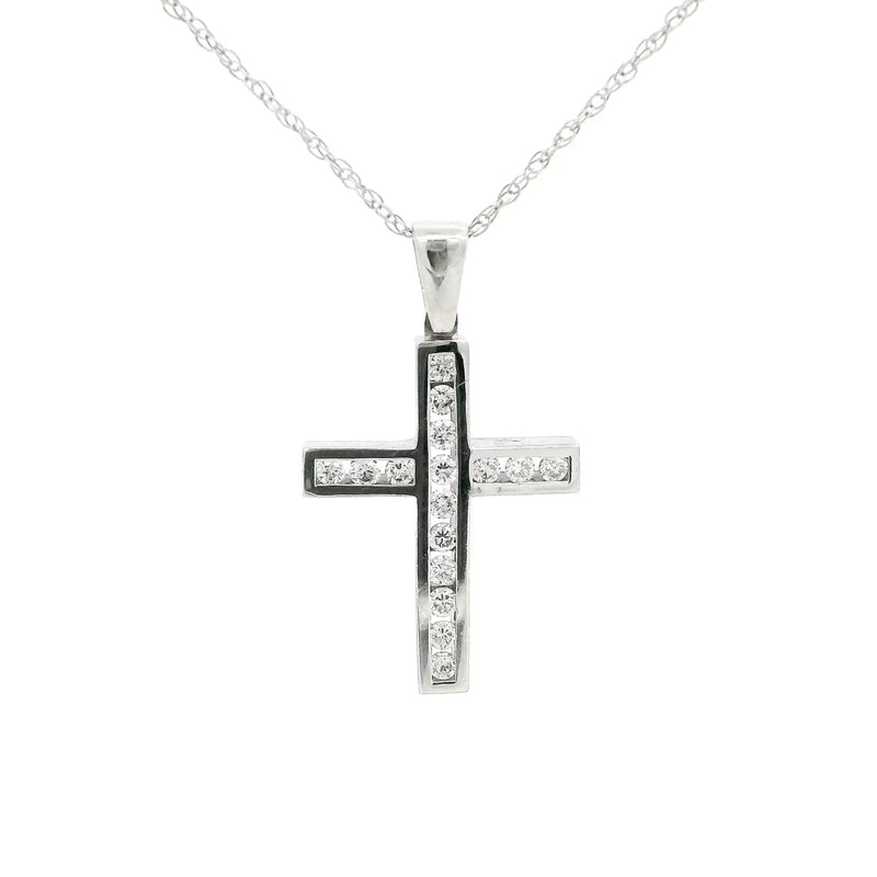 Michael Werdiger Diamond Cross Pendant