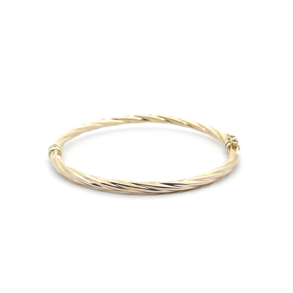 Pre-Owned Twist Hinged Bangle