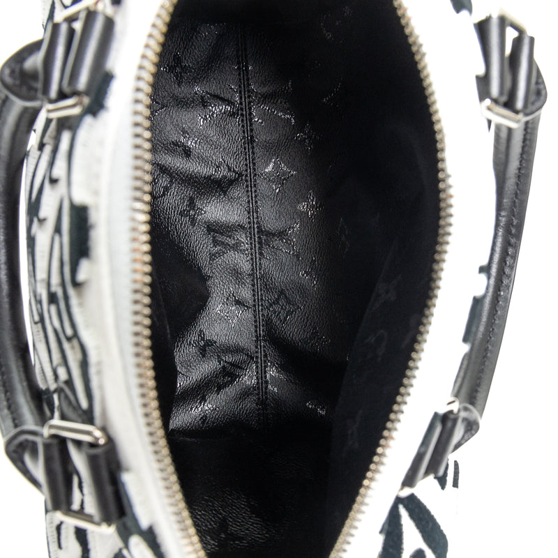 Pre-Owned Louis Vuitton x Urs Fischer Le Tufted Monogram Speedy Bandouliere 25