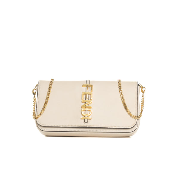 Pre-Owned Fendi Fendigraphy Wallet on Chain