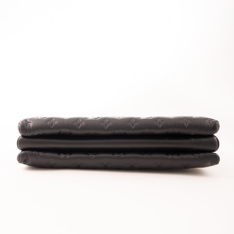 Pre-Owned Louis Vuitton Monogram Embossed Puffy Lambskin Coussin MM