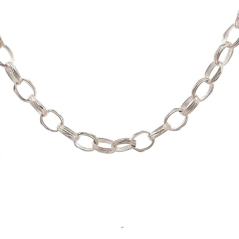 Pre-Owned Slane Oval Link Toggle Necklace