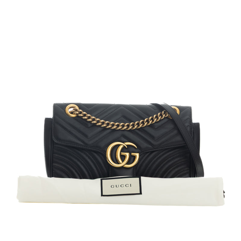 Pre-Owned Gucci Marmont Medium Shoulder Bag
