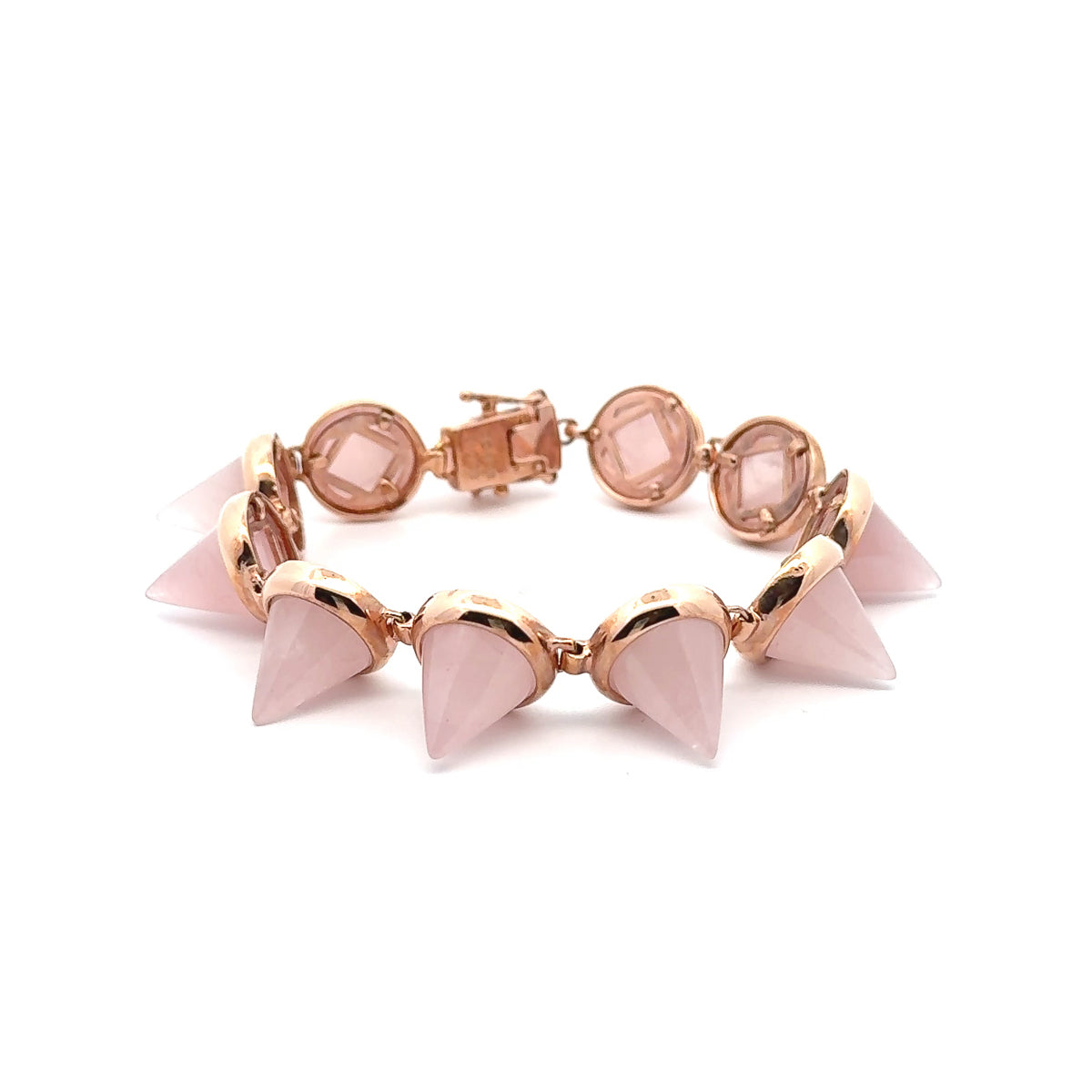 Pre-Owned Eddie Borgo Rose Quartz Cone Bracelet
