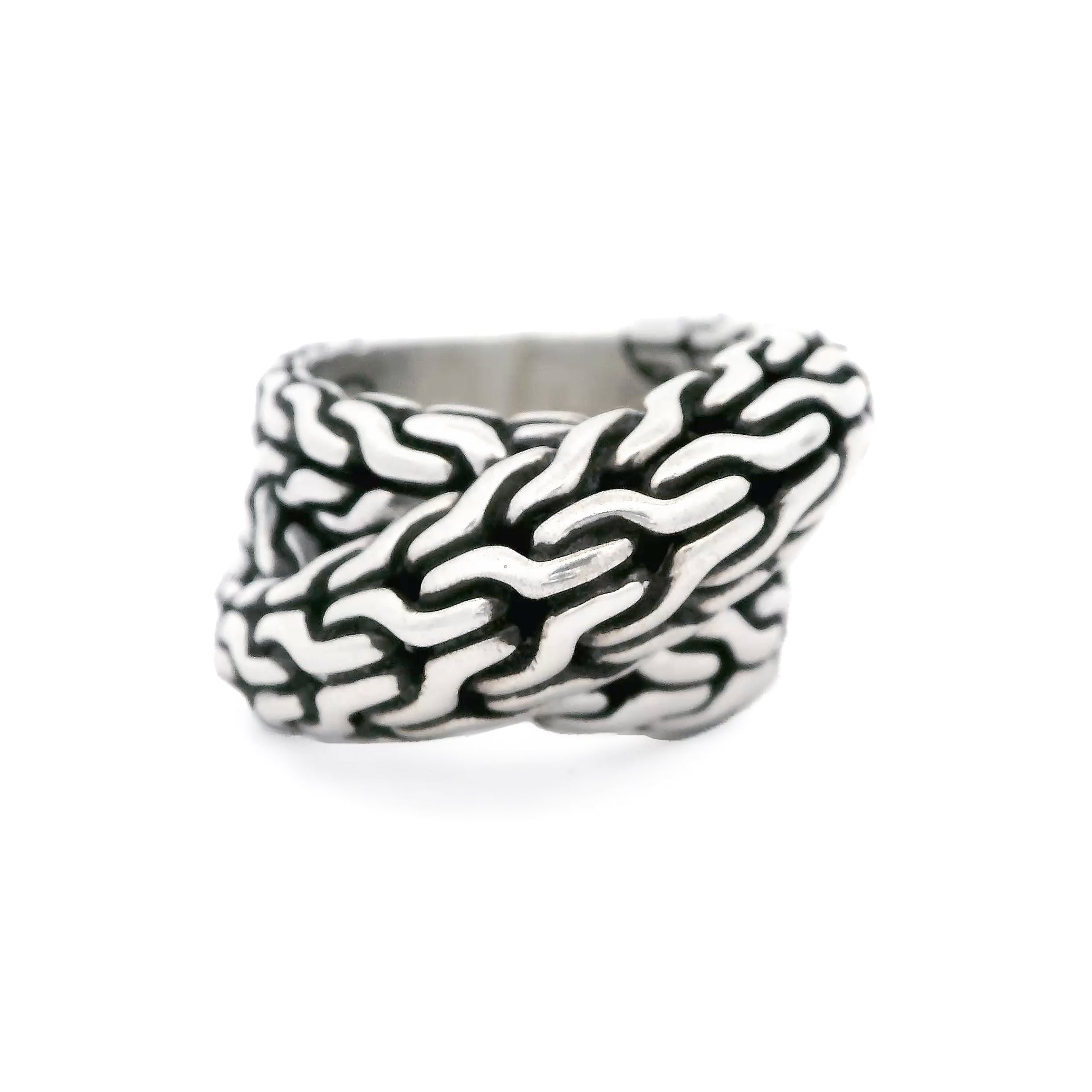 Pre-Owned John Hardy Tiga Chain Ring