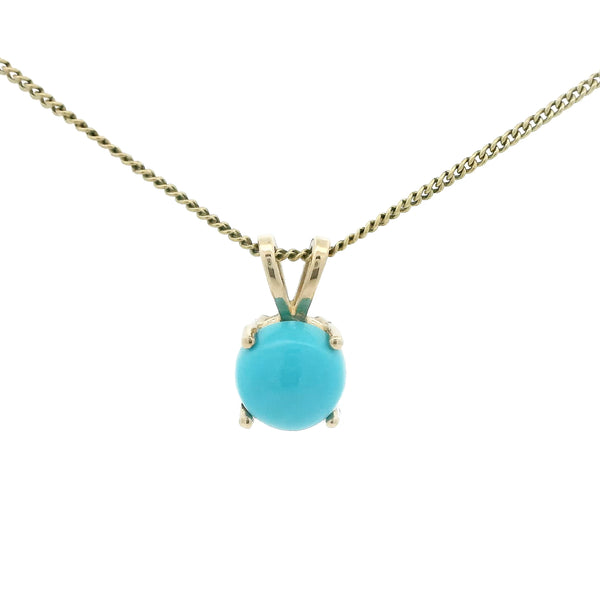 Pre-Owned Turquoise Pendant Necklace