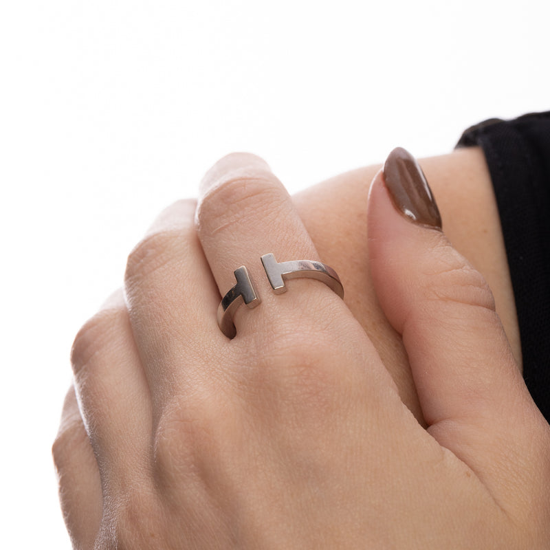 Pre-Owned Tiffany & Co. T Square Ring