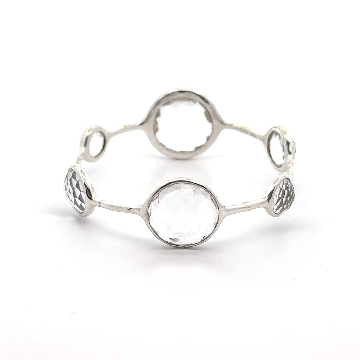 Pre-Owned Ippolita Quartz Lolipop Six Station Bangle Bracelet