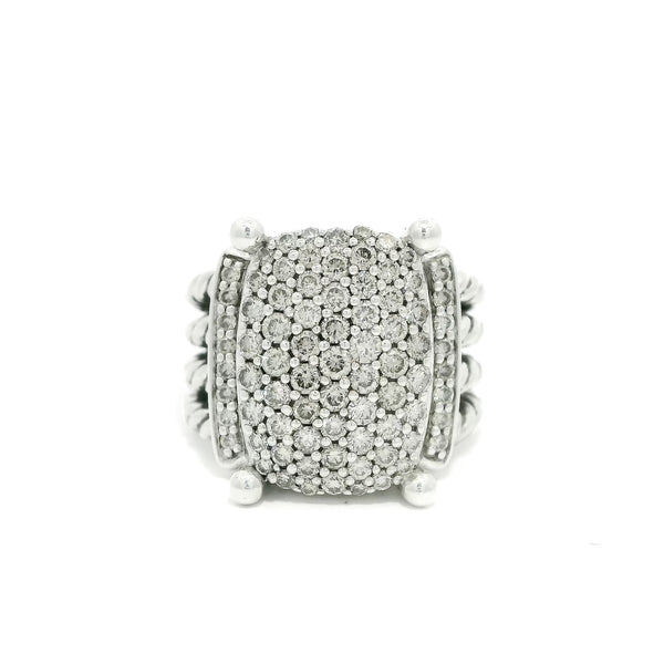 Pre-Owned David Yurman Diamond Wheaton Ring