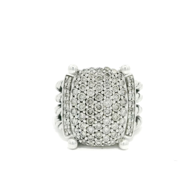 Pre-Owned David Yurman Diamond Wheaton Ring