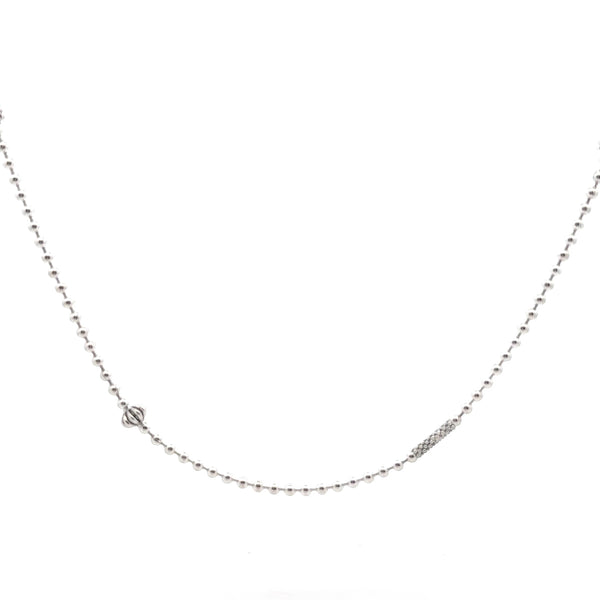 Pre-Owned Lagos Caviar Icon Beaded Necklace