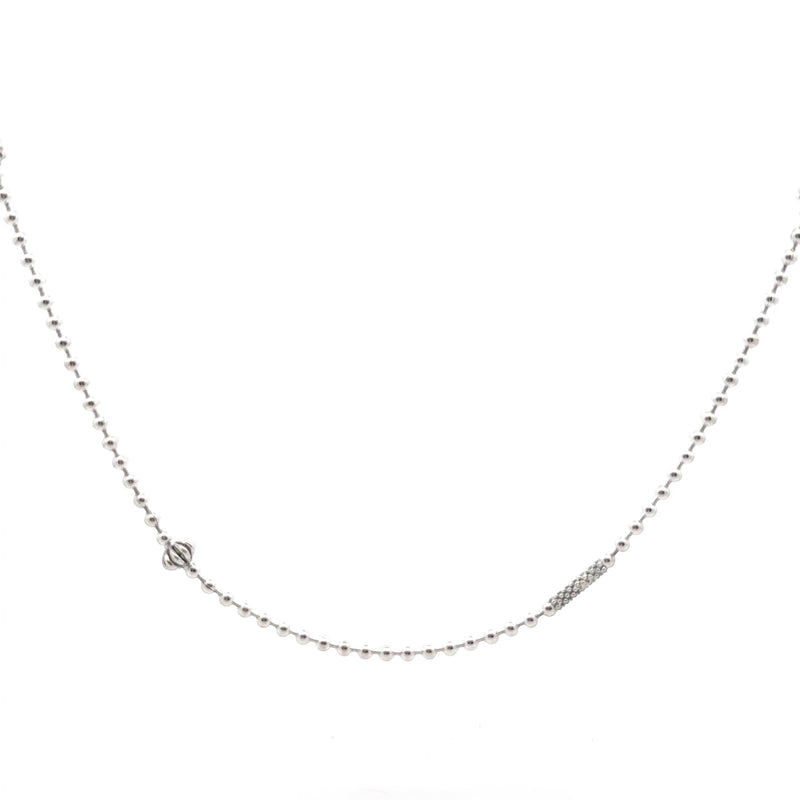 Pre-Owned Lagos Caviar Icon Beaded Necklace