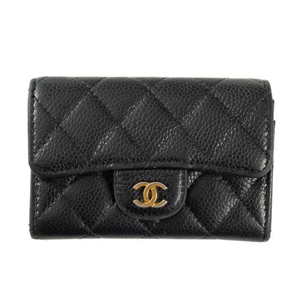 Pre-Owned Chanel Caviar Classic Card Holder