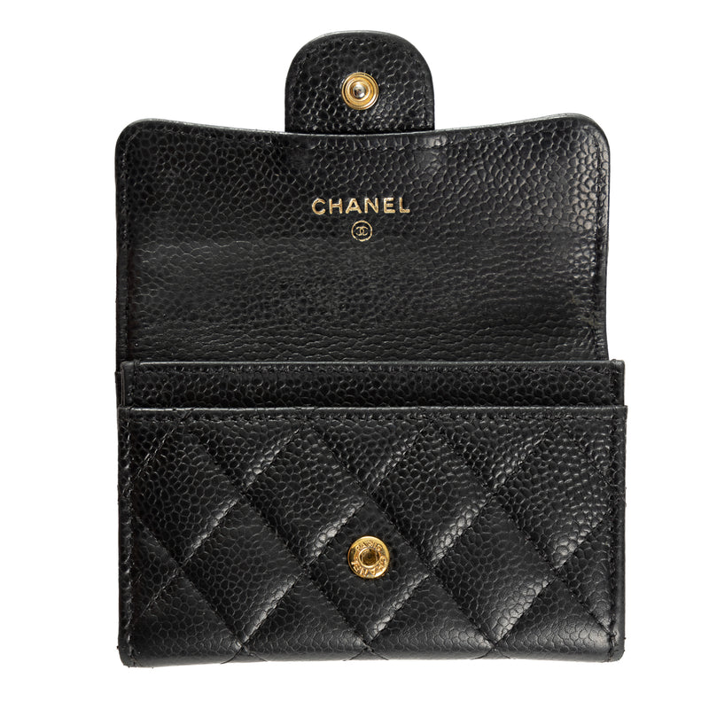 Pre-Owned Chanel Caviar Classic Card Holder