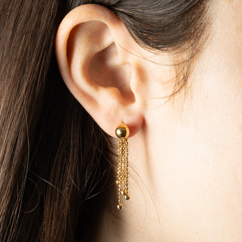 Pre-Owned Multi Drop Chain Earrings