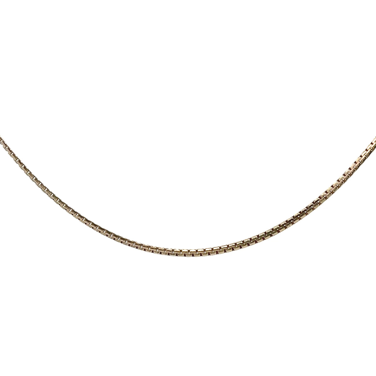 Pre-Owned Box Chain Necklace