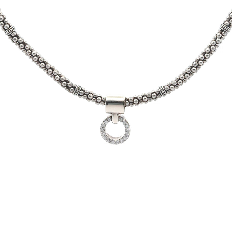 Pre-Owned Lagos Diamond Pendant Necklace