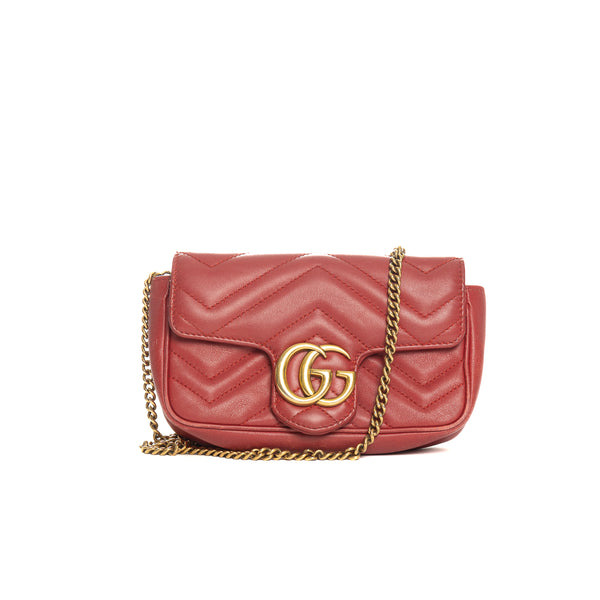 Pre-Owned Gucci GG Marmont Mini Bag