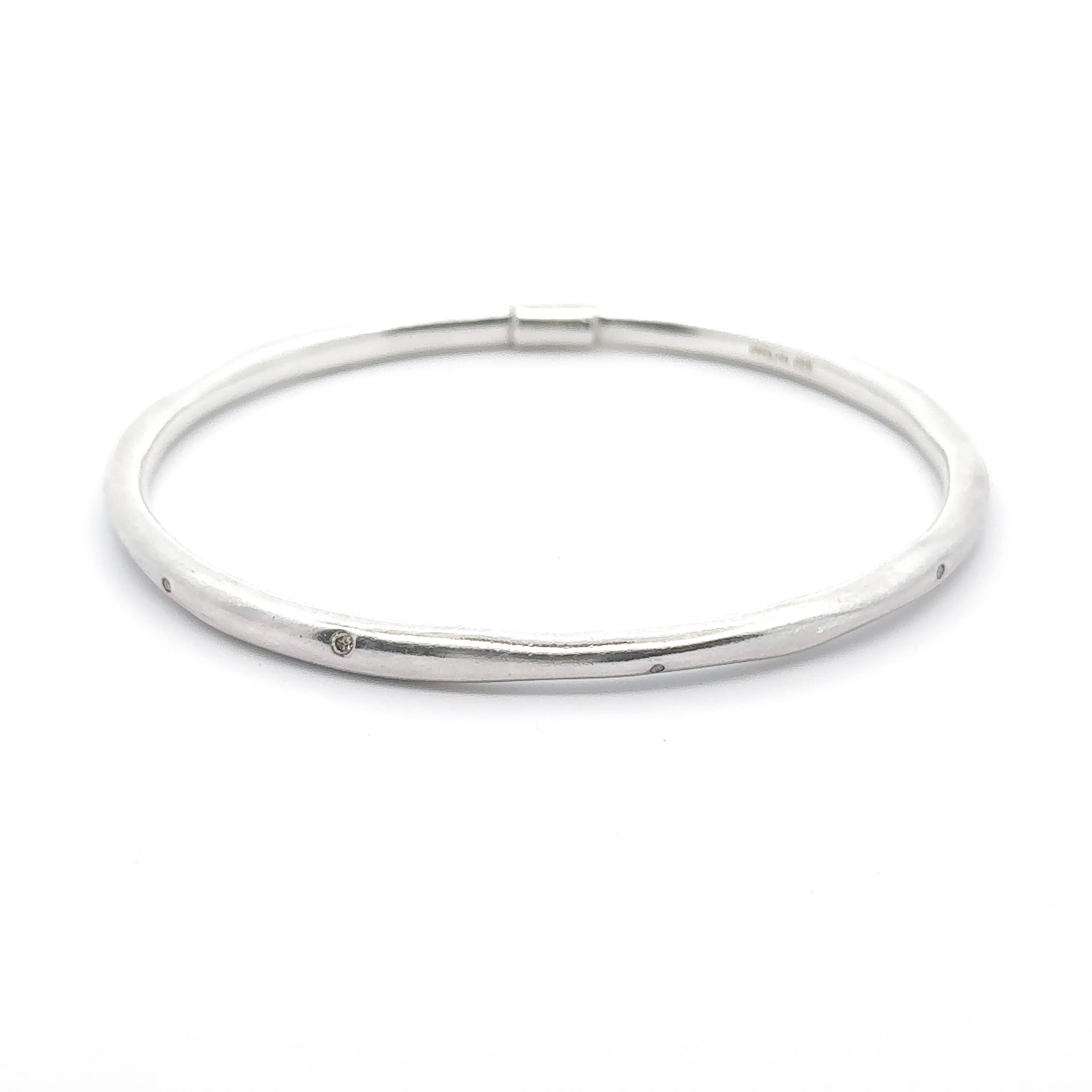 Pre-Owned Ippolita Diamond Squiggle Bracelet