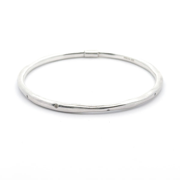 Pre-Owned Ippolita Diamond Squiggle Bracelet