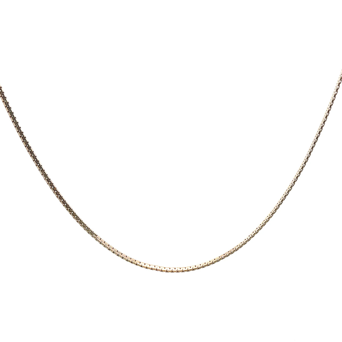Pre-Owned Box Chain Necklace