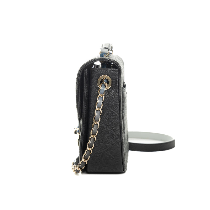 Pre-Owned Chanel Paris-Cuba Thread Around Medium Top Handle Flap Bag