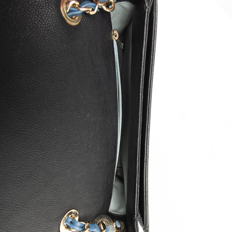 Pre-Owned Chanel Paris-Cuba Thread Around Medium Top Handle Flap Bag