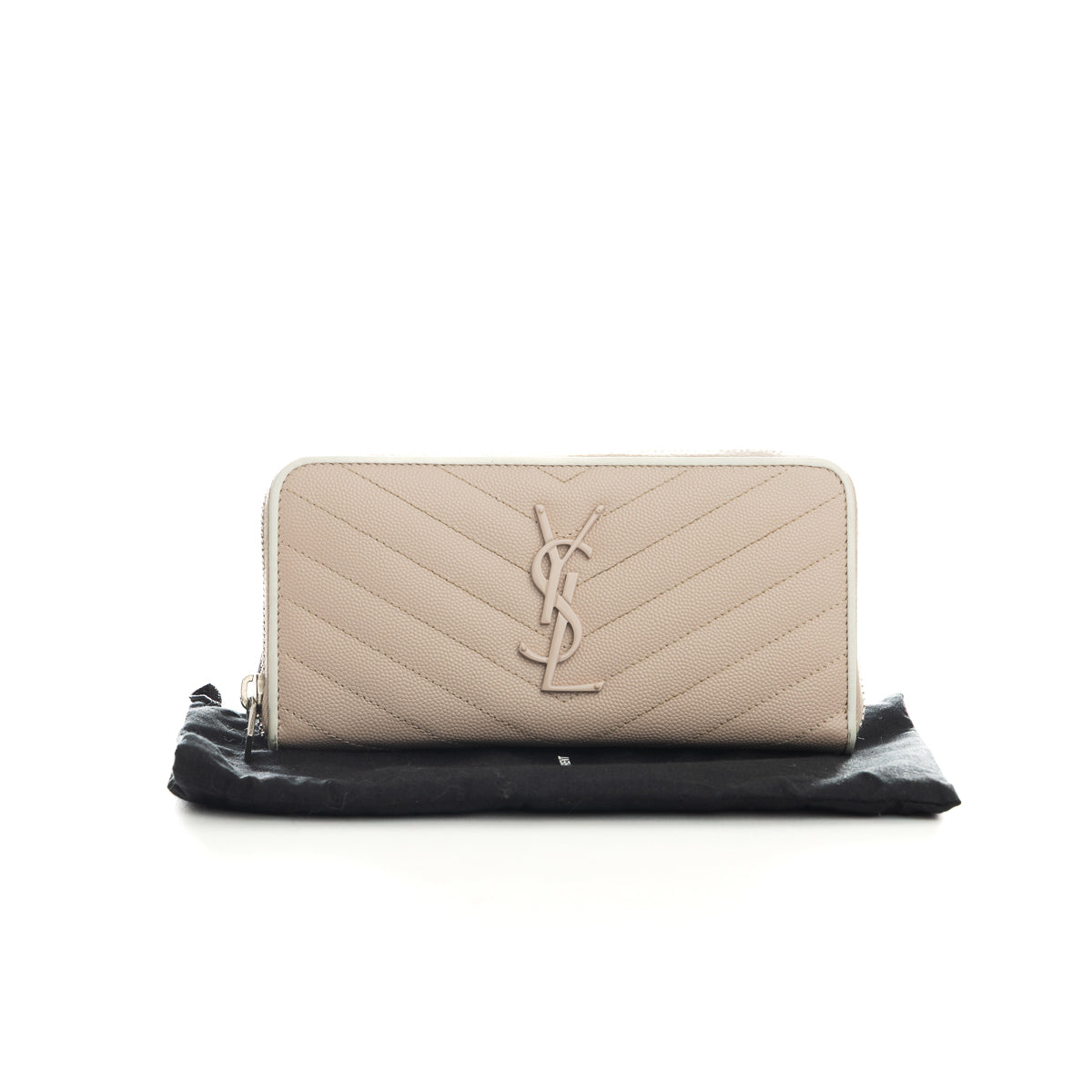 Pre-Owned Yves Saint Laurent Cassandre Zip Around Wallet