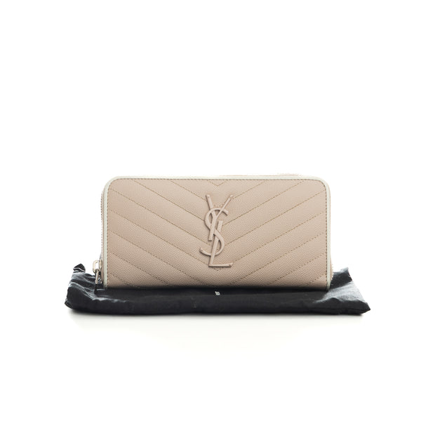Pre-Owned Yves Saint Laurent Cassandre Zip Around Wallet