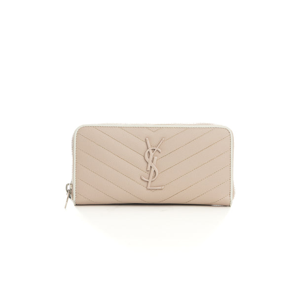 Pre-Owned Yves Saint Laurent Cassandre Zip Around Wallet