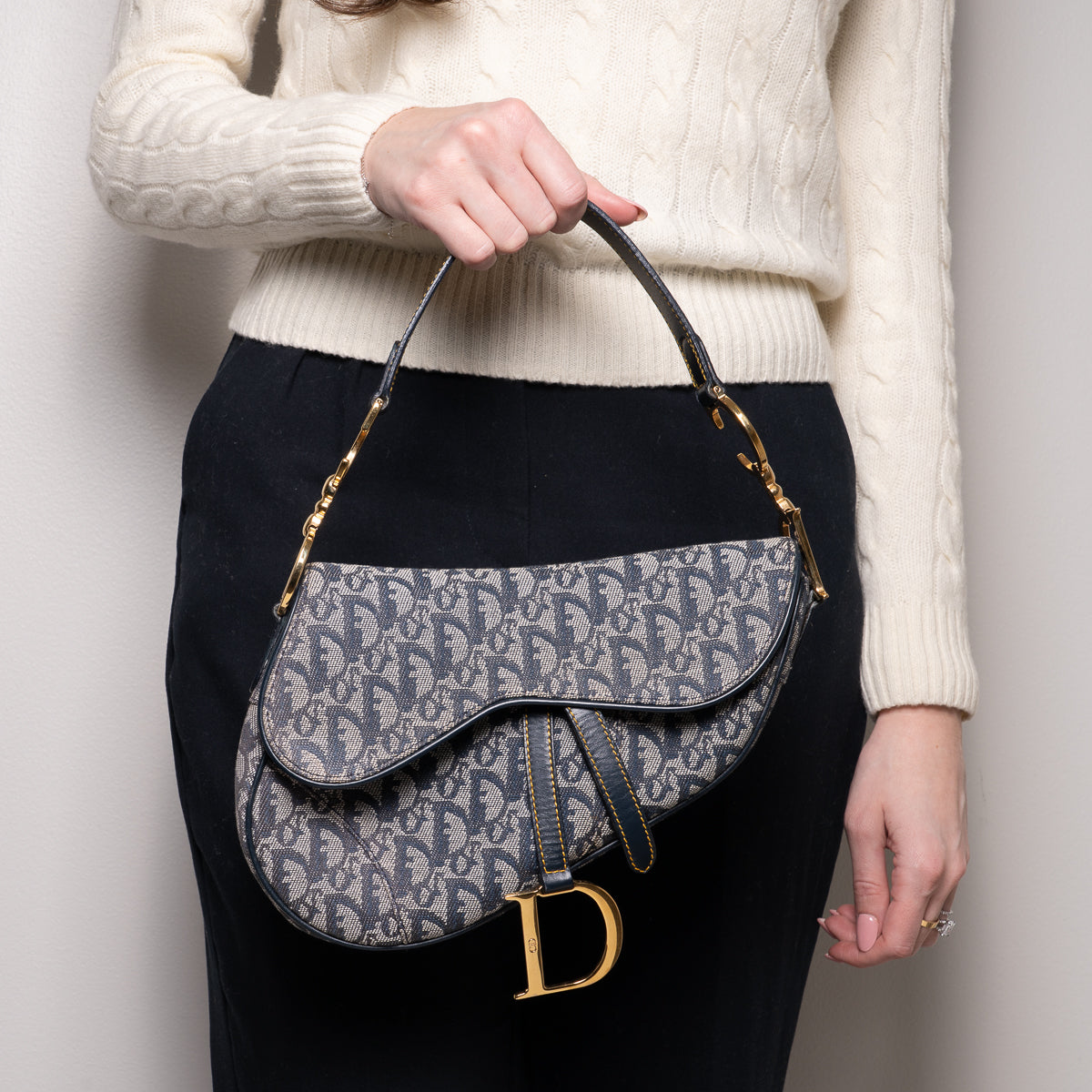 Pre-Owned Christian Dior Diorissimo Vintage Saddle Bag