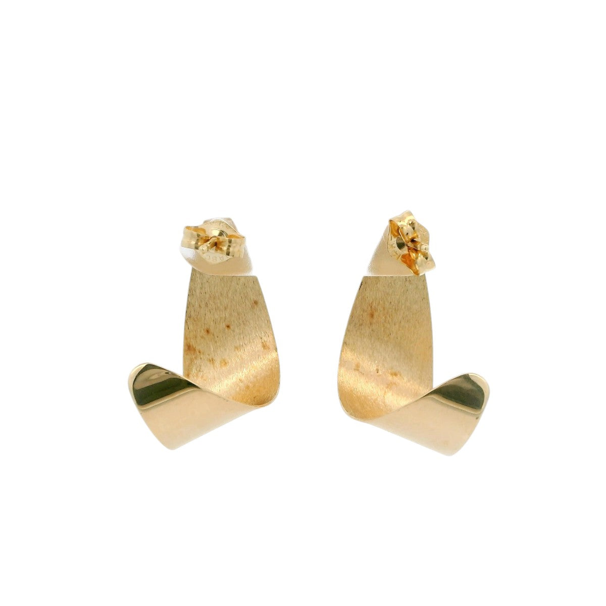 Pre-Owned Swirl Hoop Earrings