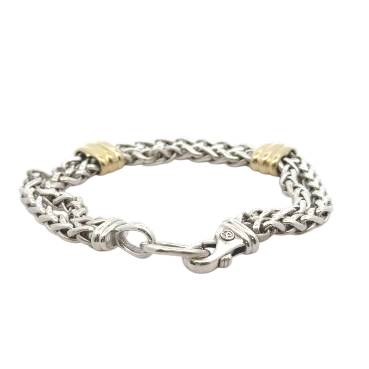Pre-Owned David Yurman Double Wheat Chain Bracelet