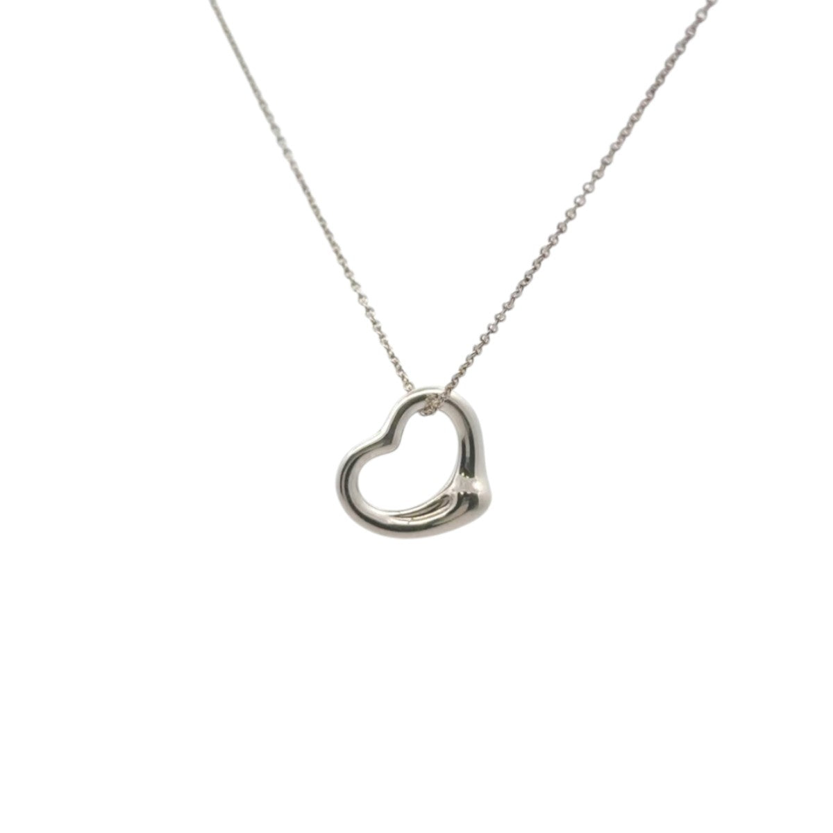 Pre-Owned Tiffany & Co. Elsa Peretti Open Heart Pendant Necklace